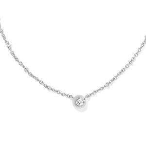 Kendra Scott Madi Cubic Zirconia Solitaire necklace New